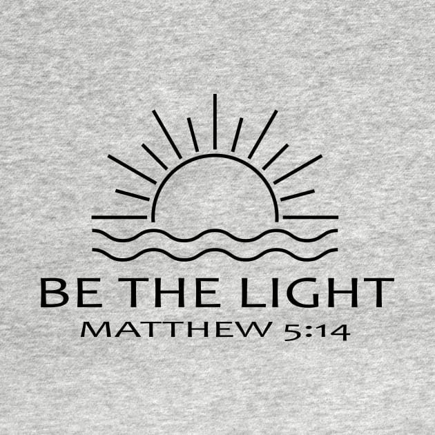 Be The Light by Nifty T Shirts